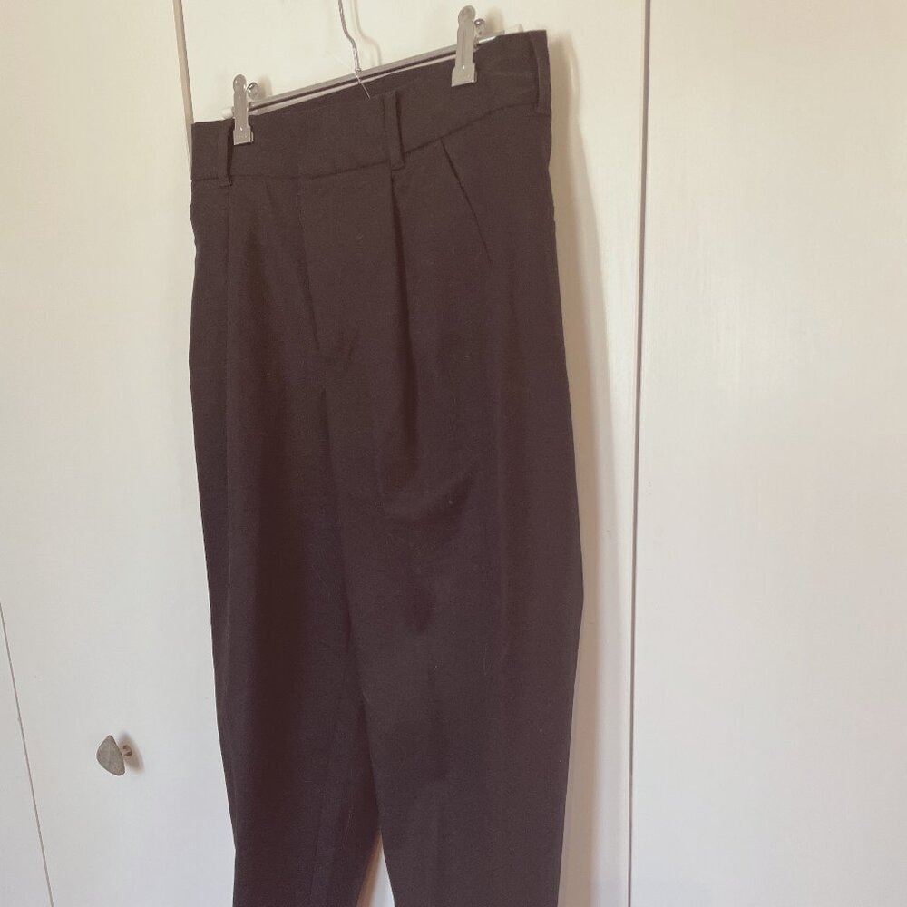 Banana Republic High-Waisted Chinos, Black, Size 4